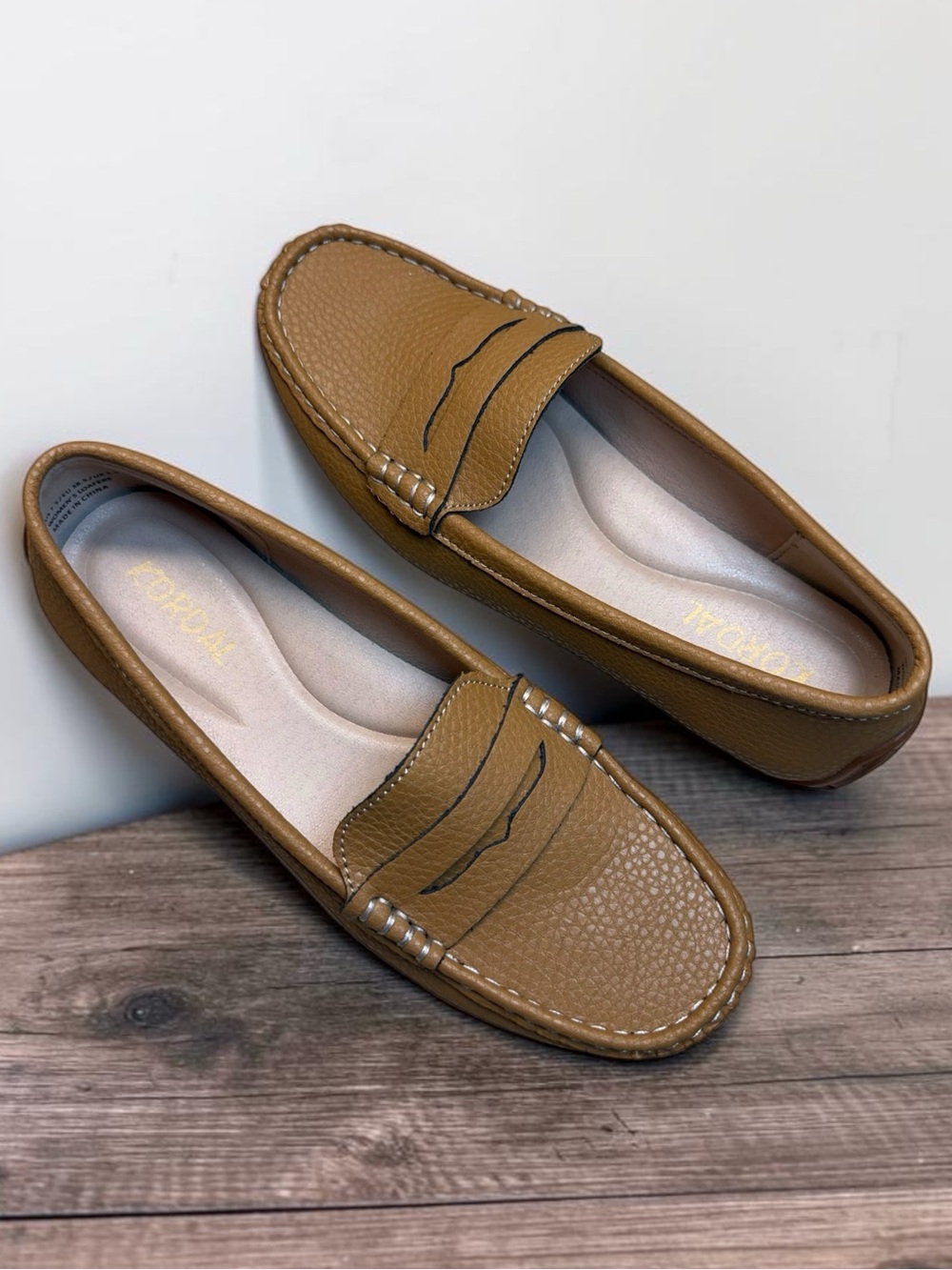 Kordal Cognac Loafers Women’s Slip-On Shoes - US Size 7.5 - EUC